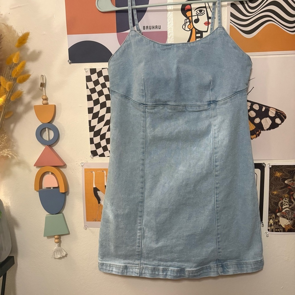 Vintage Lone Star Denim Mini Dress - Picture 6 of 11